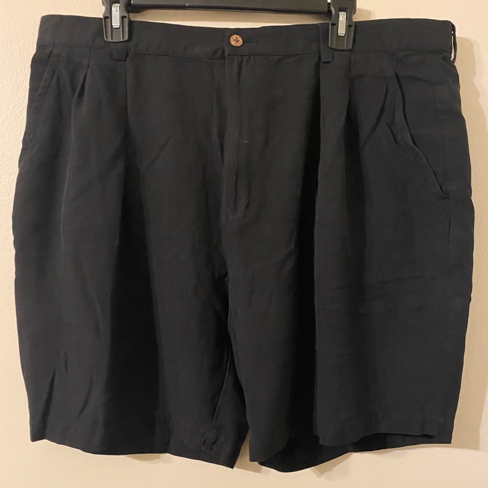 Mens Tommy Bahama 100% Silk‎ Flat Front 4-Pocket Shorts Size 40 Waist